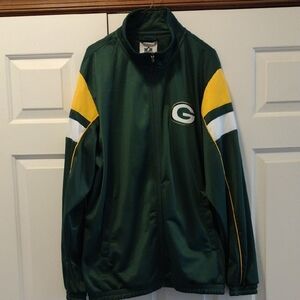 Green Bay Packers Green and Yellow Men's Fleece Lined Jacket